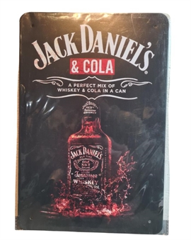 Retro Metal Sign - Jack Daniels & Cola